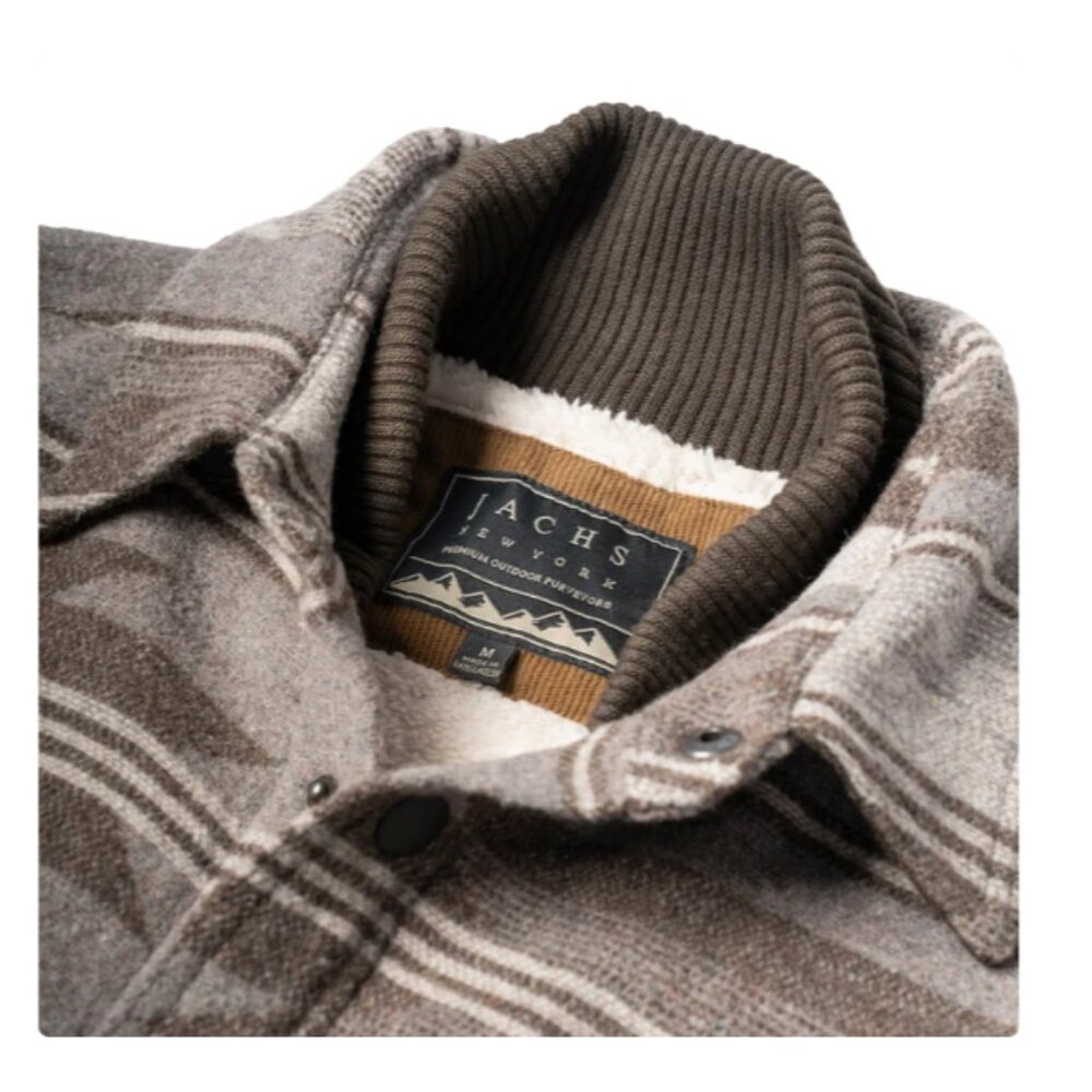 Jachs Men's Shirt Jacket Brown - Picture 9 of 11